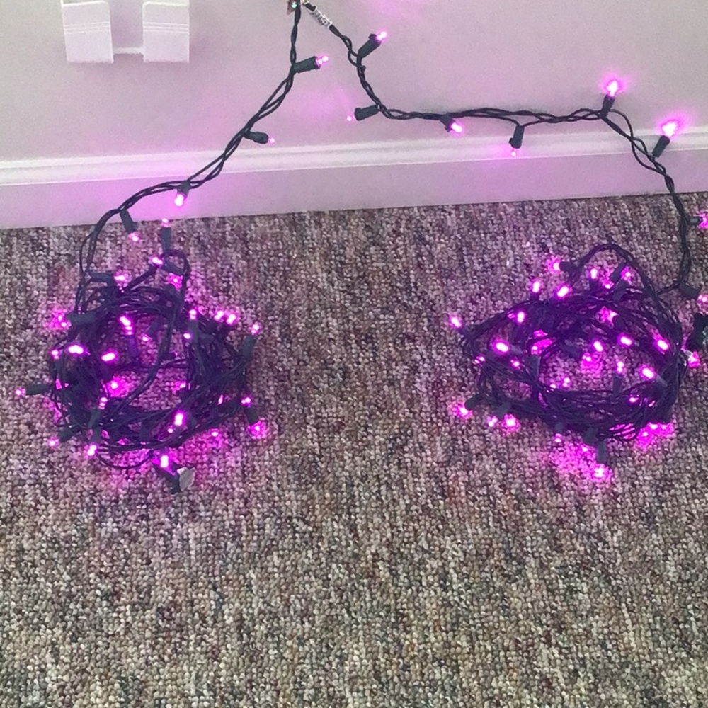 Bright Purple pink light strand 1 left!!!